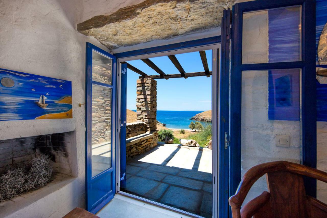 Amelia Beachfront Villa Korissia  Esterno foto
