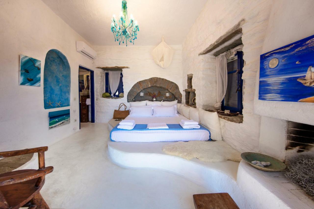 Amelia Beachfront Villa Korissia  Esterno foto